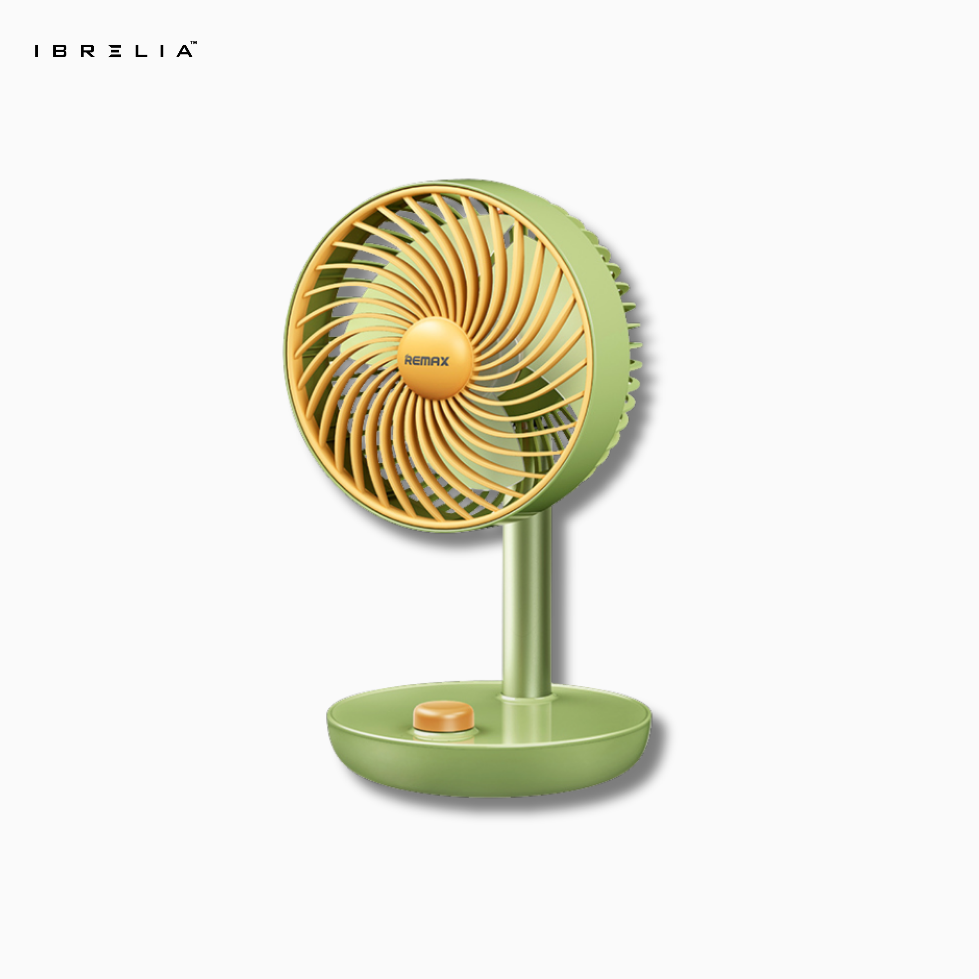 REMAX Retro Desktop Oscillating Fan RS-ZF07 | Brushless Motor | 3600mAh Battery | Quiet Cooling Fan | IBRELIA™