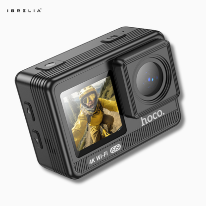 HOCO DV102 4K Sports Action Camera – 12MP Anti-Shake | IBRELIA™