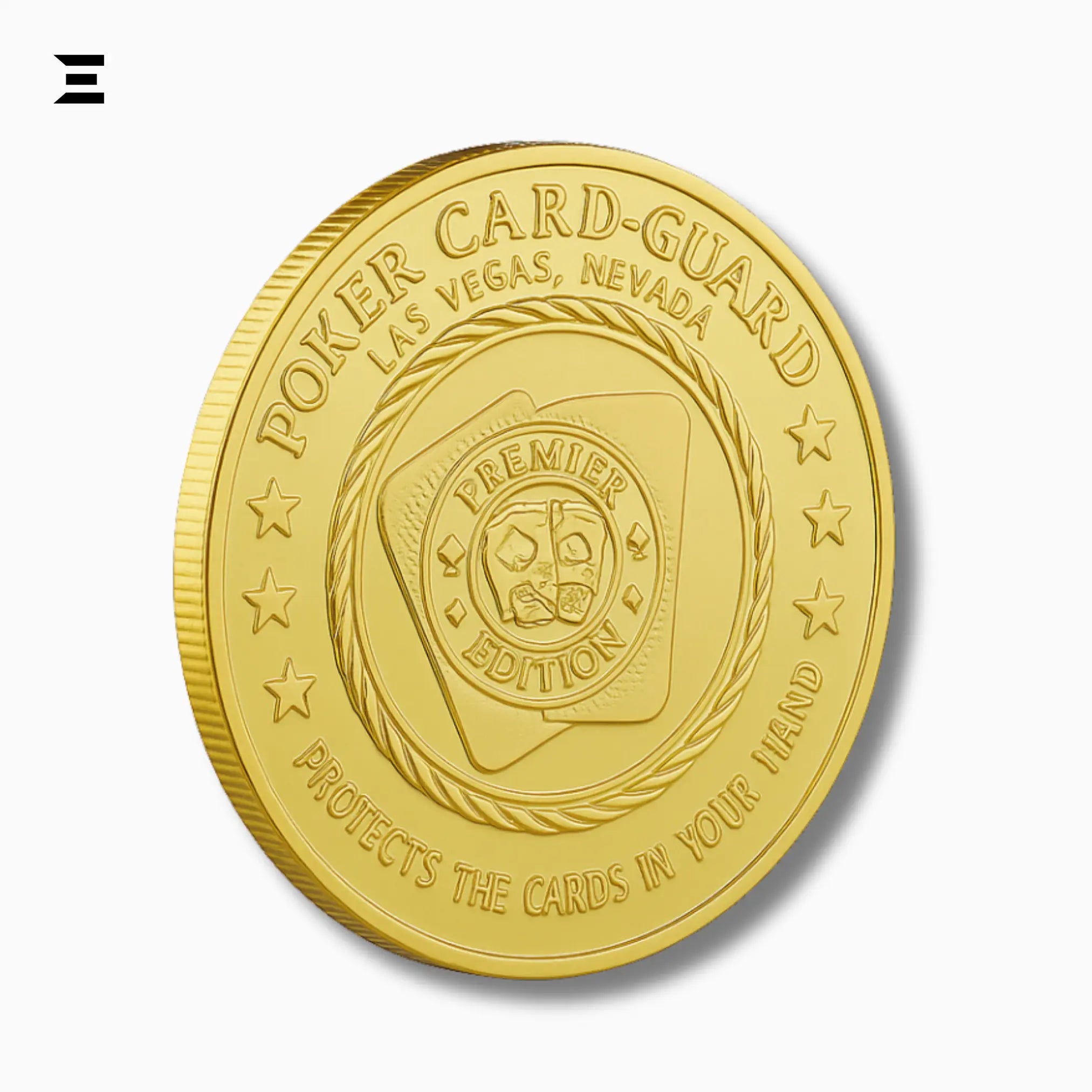 Poker Card Guard – Poker Stars Logo | Gold Plated Collectible Coin - IBRELIA
