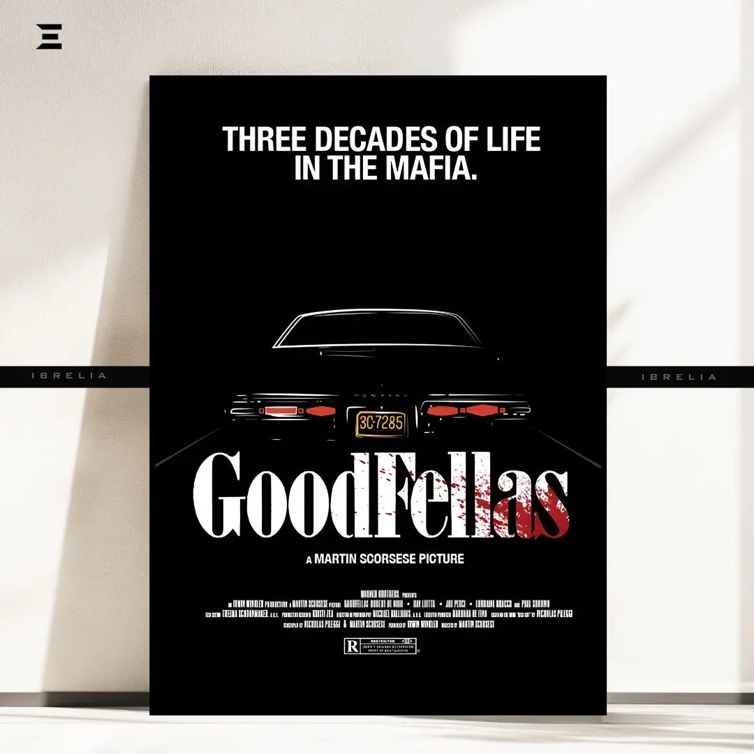 Premium Resin Coated Wall Art – Goodfellas Movie Poster Collectible | IBRELIA Pakistan IBRELIA