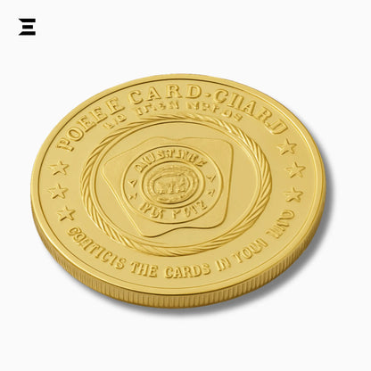 Poker Card Guard – Poker Stars Logo | Gold Plated Collectible Coin - IBRELIA