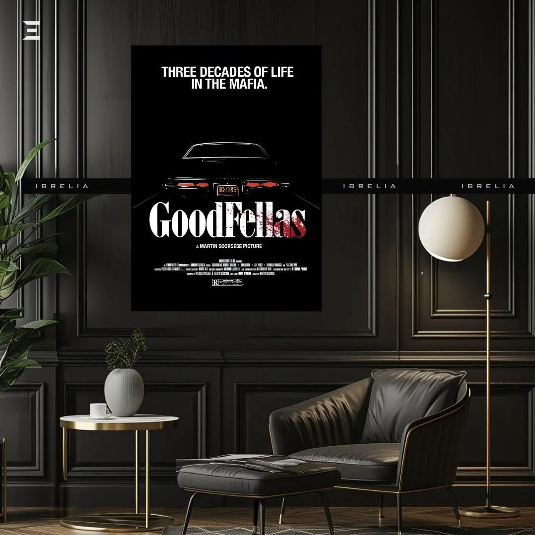 Premium Resin Coated Wall Art – Goodfellas Movie Poster Collectible | IBRELIA Pakistan IBRELIA