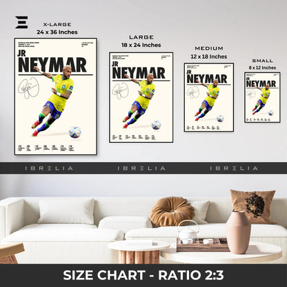 Neymar Jr Resin Wall Art – “Brazil Icon” Edition | IBRELIA IBRELIA