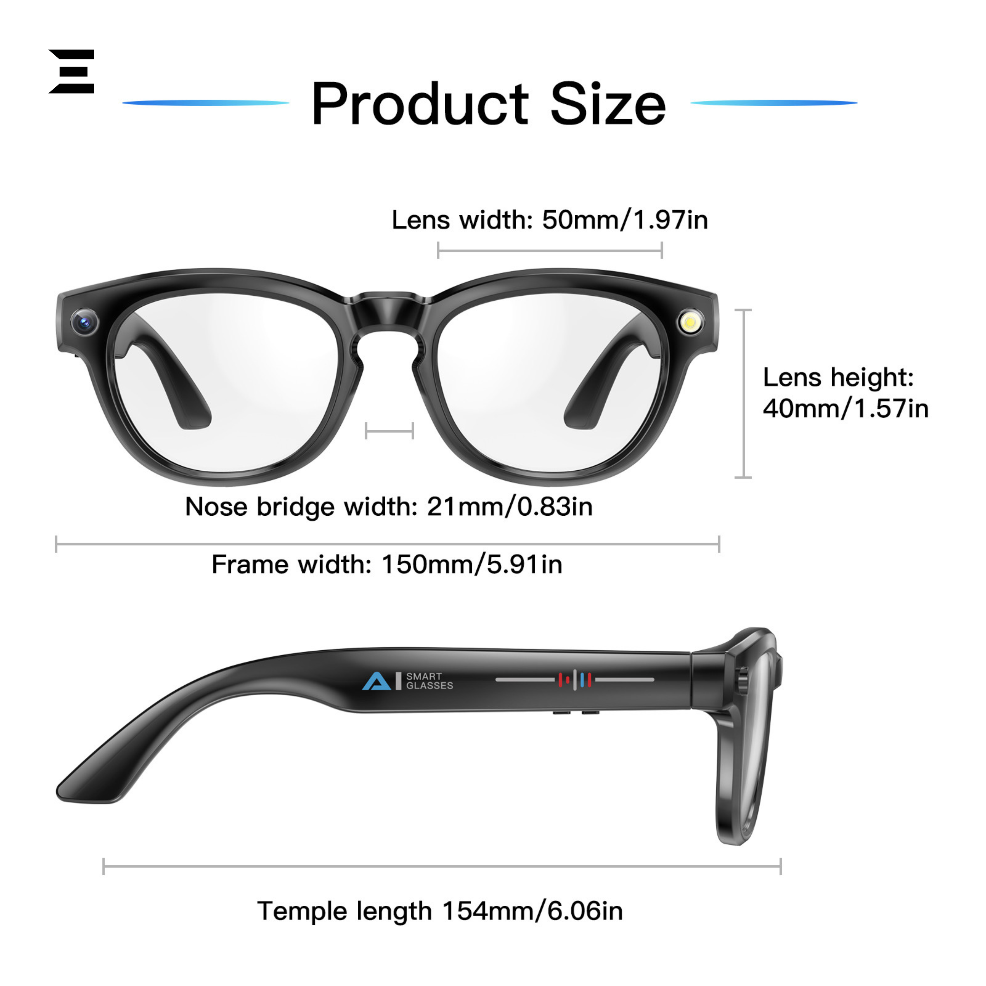 AI Smart Shooting Glasses with Camera, Music & Voice Assistant – IBRELIA™ IBRELIA