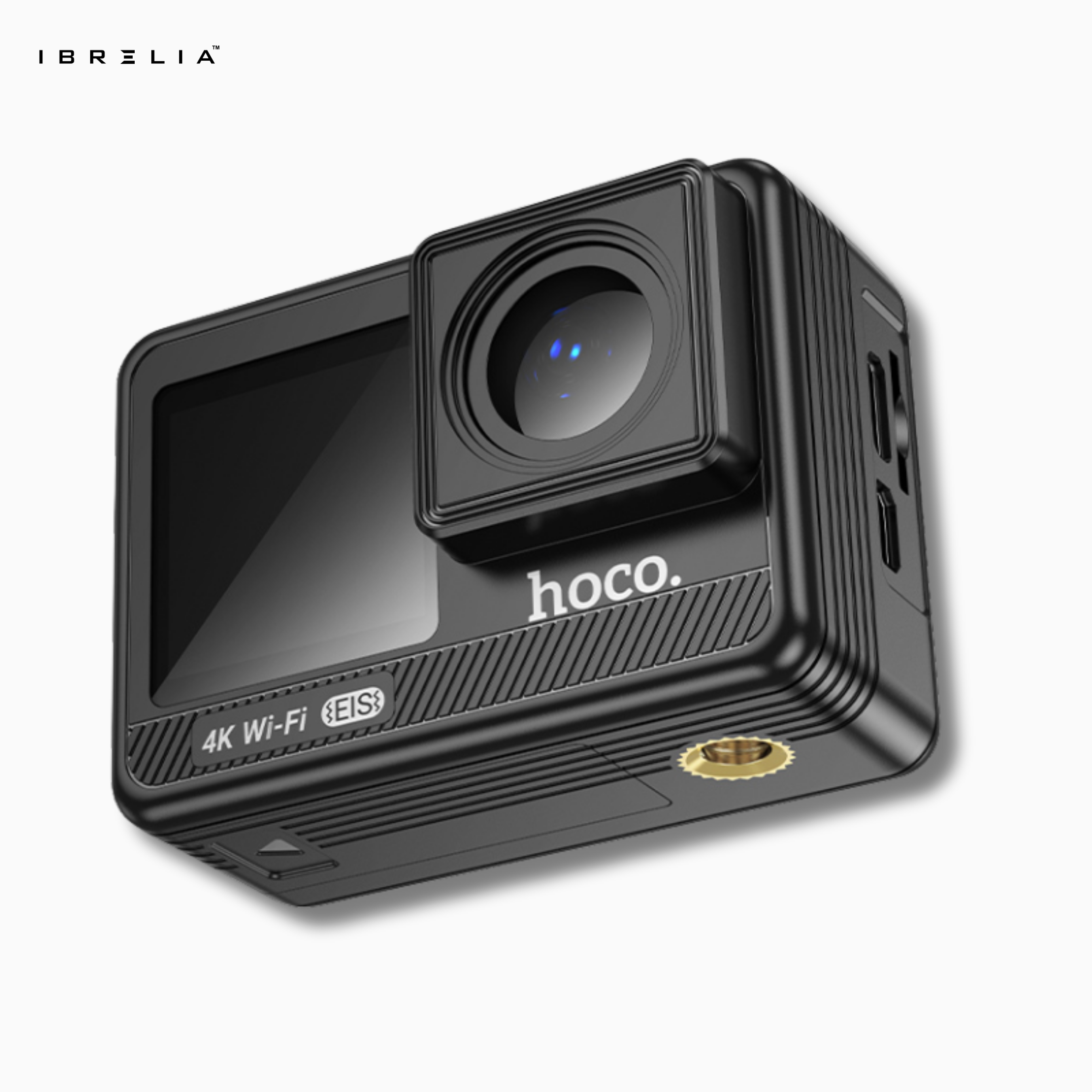 HOCO DV102 4K Sports Action Camera – 12MP Anti-Shake | IBRELIA™