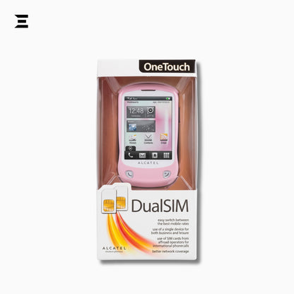 Alcatel One Touch Dual SIM Pink | Brand New | Original Touchscreen Mobile Phone | Complete Box