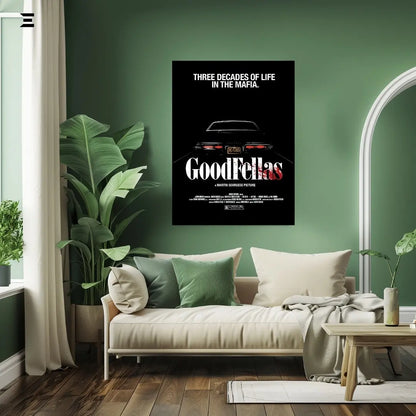 Premium Resin Coated Wall Art – Goodfellas Movie Poster Collectible | IBRELIA Pakistan IBRELIA