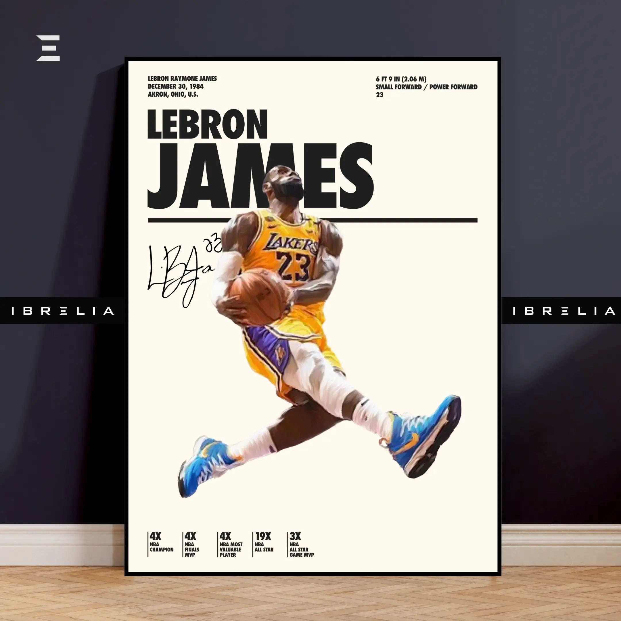 LeBron James Resin Wall Art – “King James” Edition | IBRELIA IBRELIA