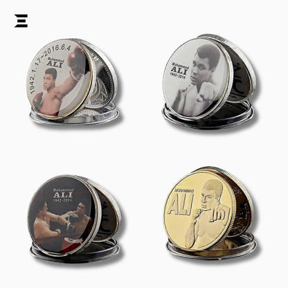 Muhammad Ali Boxing Champion Gold Plated Souvenir Coin – Sportsman of the Century Collectible - IBRELIA
