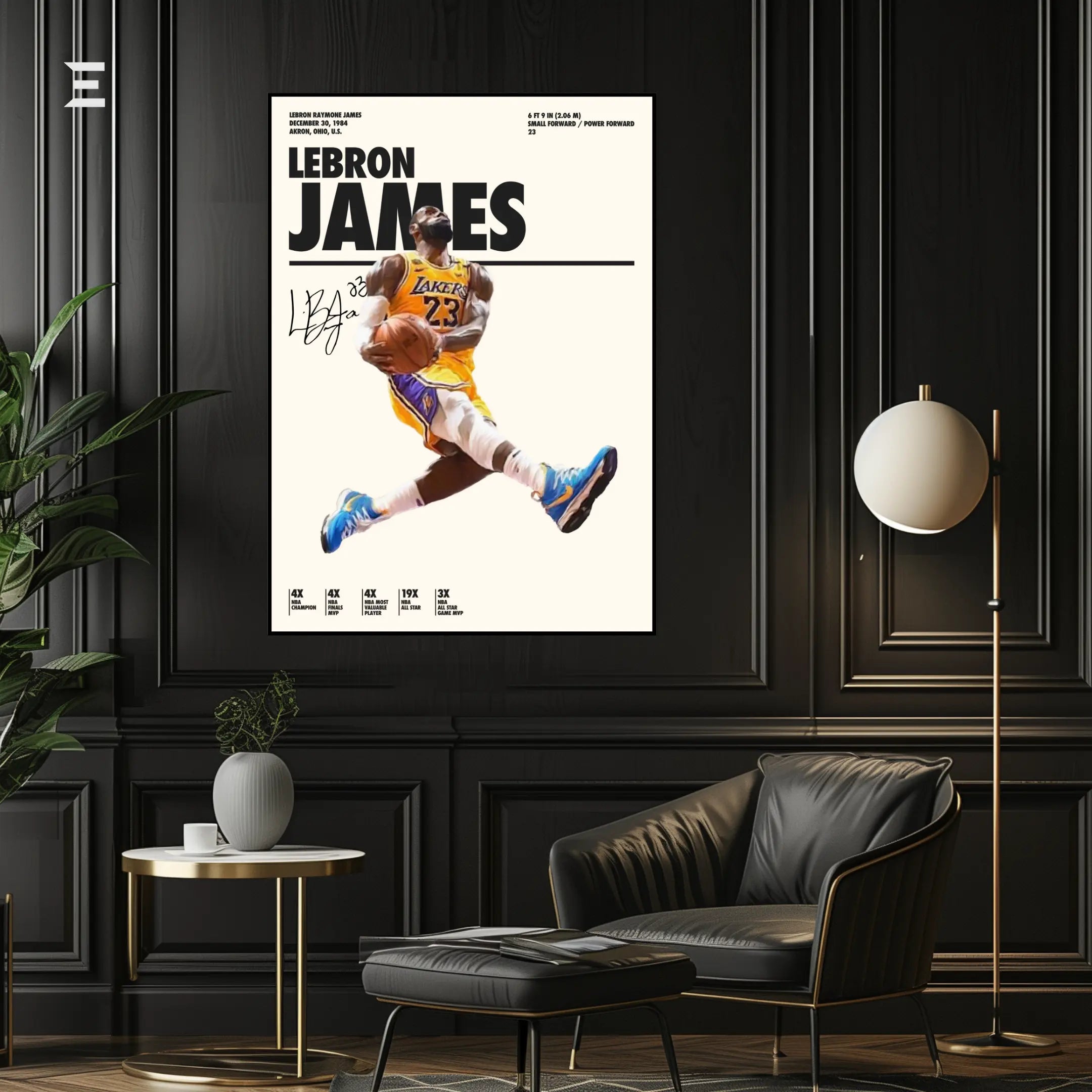 LeBron James Resin Wall Art – “King James” Edition | IBRELIA IBRELIA