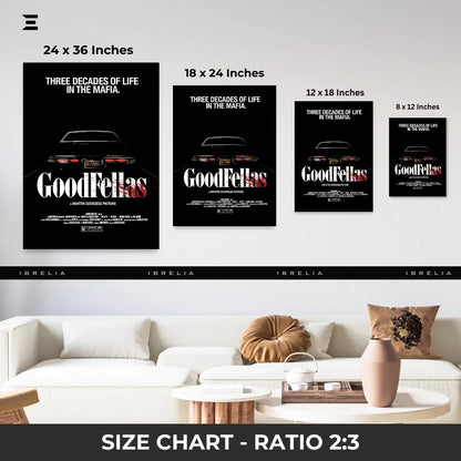 Premium Resin Coated Wall Art – Goodfellas Movie Poster Collectible | IBRELIA Pakistan IBRELIA