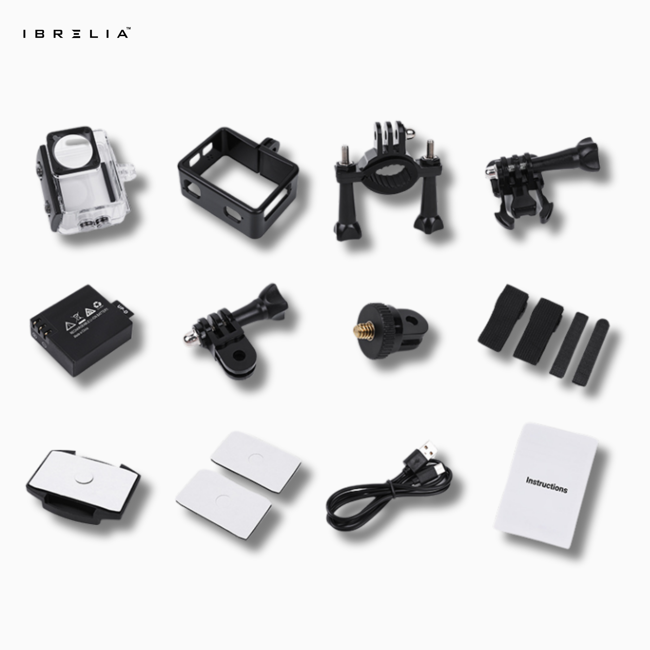 HOCO DV102 4K Sports Action Camera – 12MP Anti-Shake | IBRELIA™