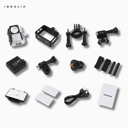 HOCO DV102 4K Sports Action Camera – 12MP Anti-Shake | IBRELIA™