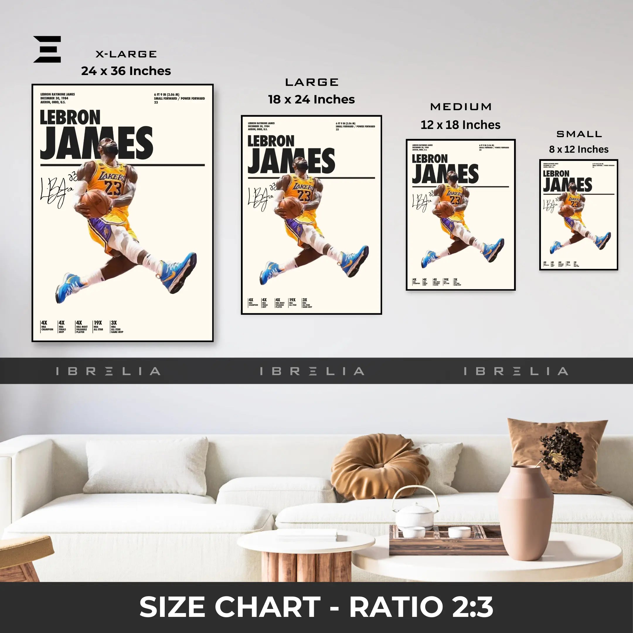 LeBron James Resin Wall Art – “King James” Edition | IBRELIA IBRELIA