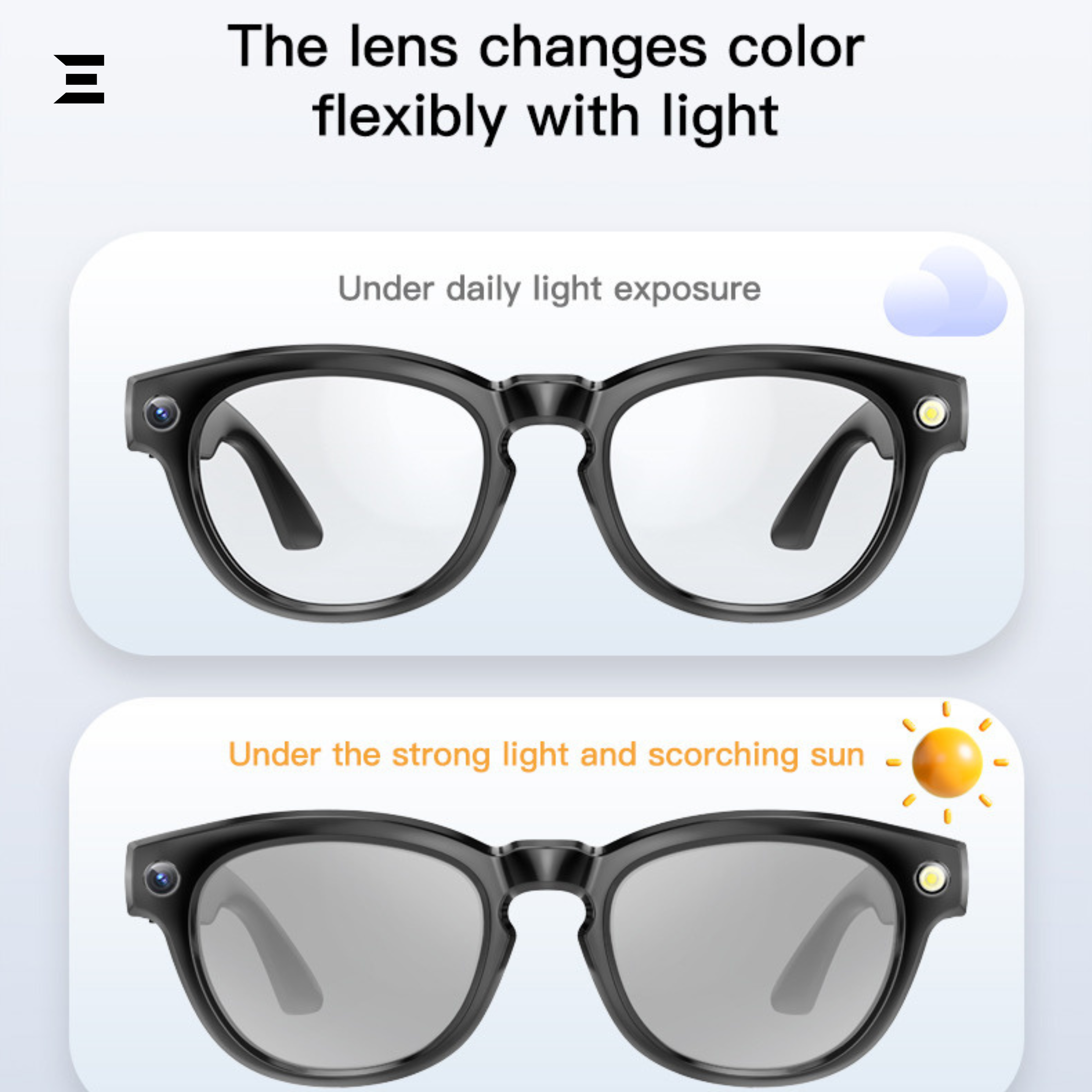 AI Smart Shooting Glasses with Camera, Music & Voice Assistant – IBRELIA™ IBRELIA