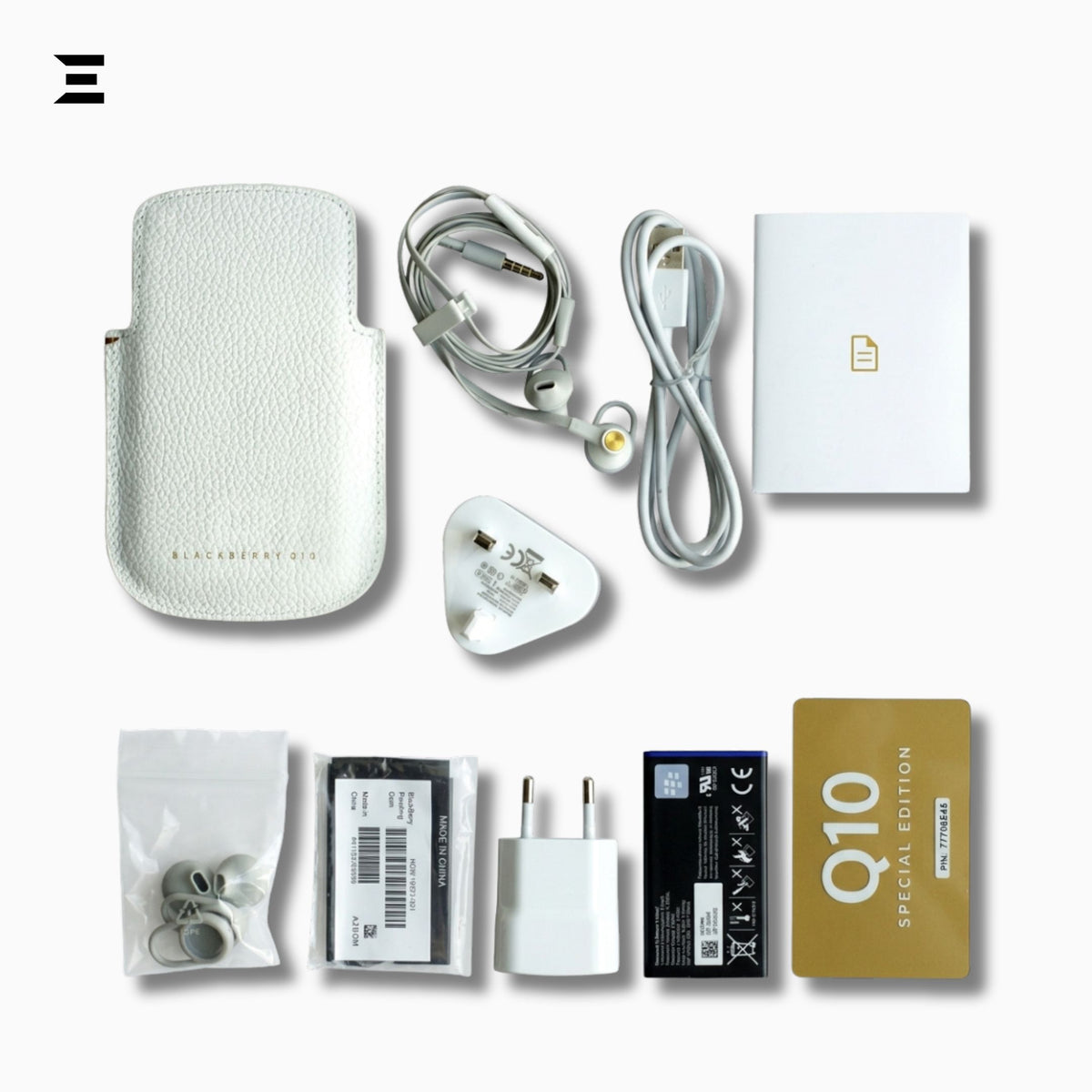 BlackBerry Q10 Special Edition White & Gold | Brand New | Original BlackBerry | Complete Box & Accessories