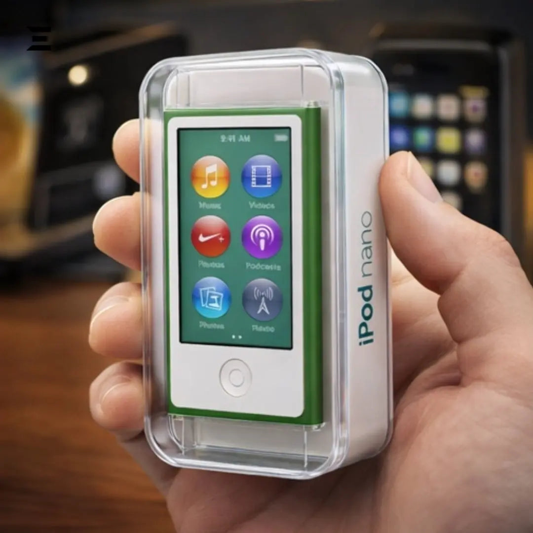 Apple iPod Nano (Brand New Sealed) – Retro Classic Music Player Collectible - Green IBRELIA