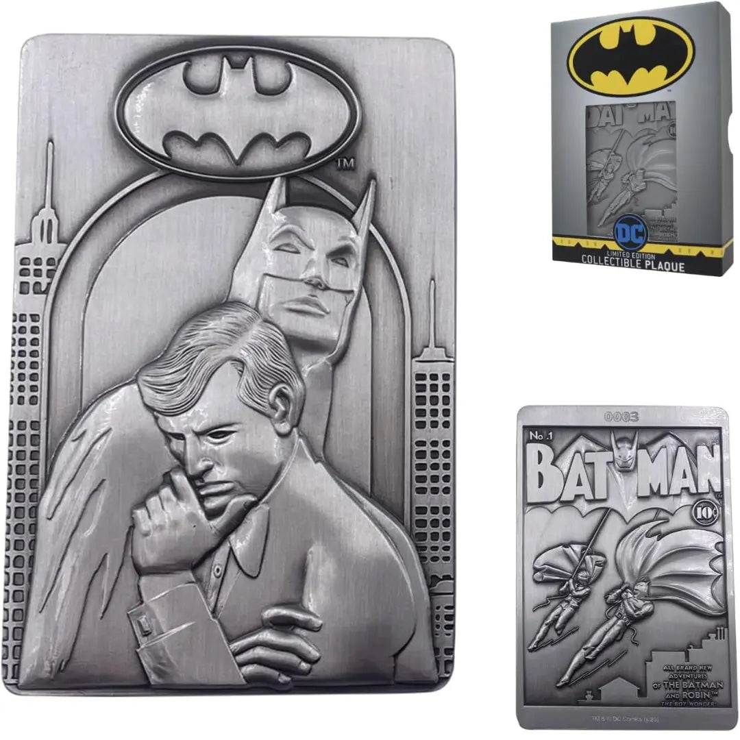 Batman Collector’s Limited Edition Metal Ingot Plaque – Fanattik DC Comics Collectible IBRELIA