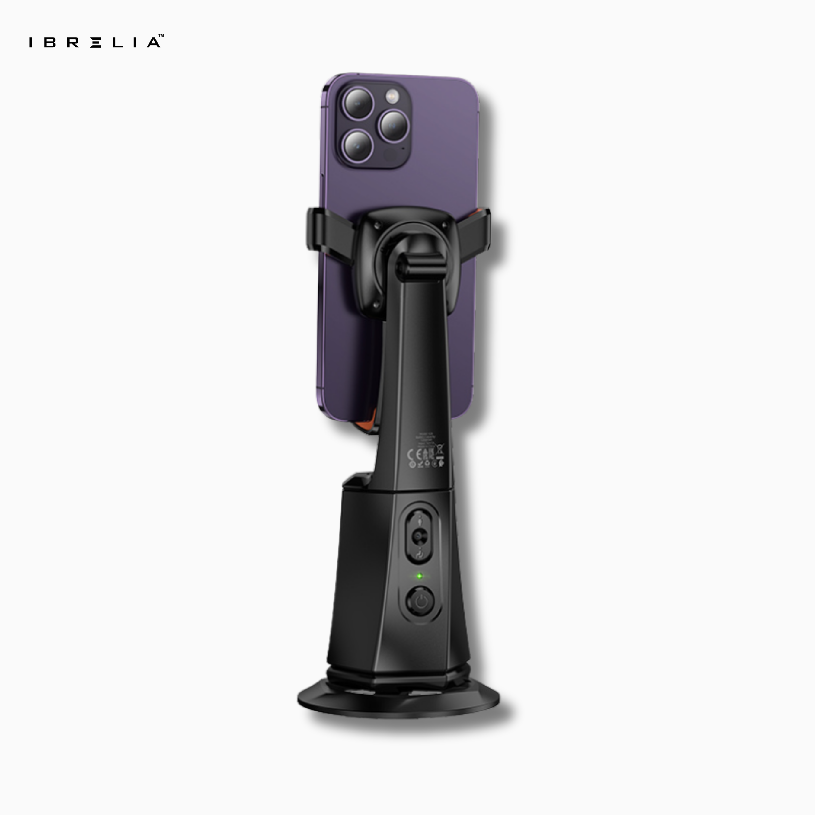 HOCO K26 Auto Face Tracking Smart Camera Gimbal – 360° AI Tracking Phone Holder | IBRELIA™