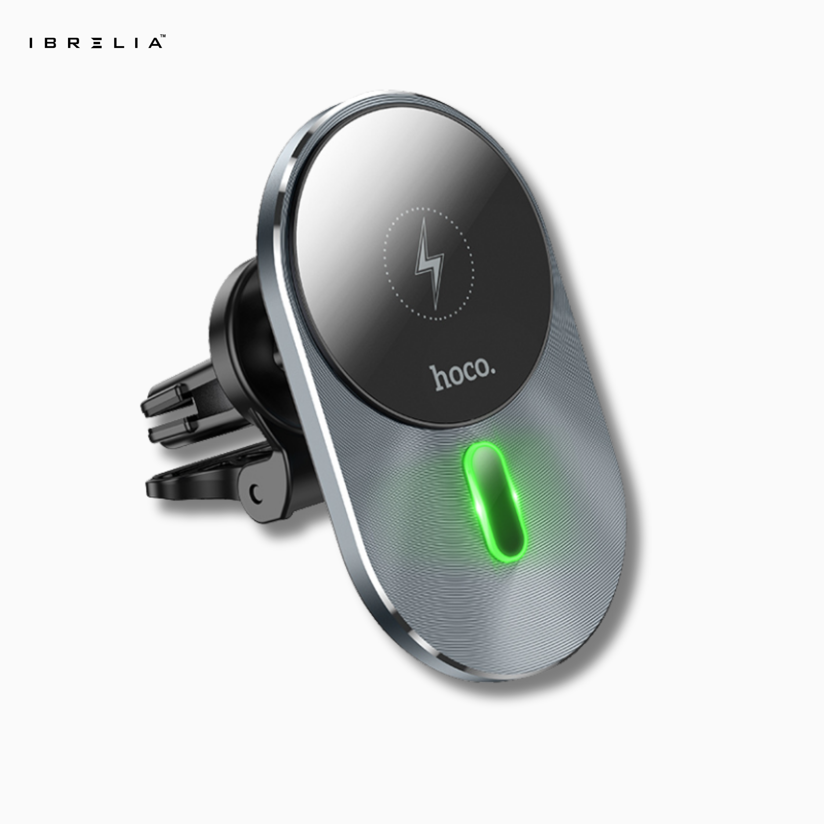 HOCO CA91 Magic Magnetic Wireless Car Charger – 15W MagSafe Fast Charging Air Vent Holder | IBRELIA™
