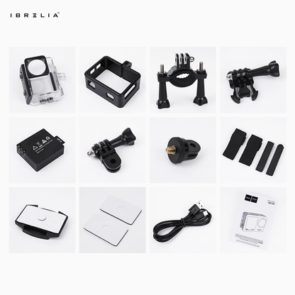 HOCO DV101 Dual-Screen 4K Sports Action Camera | IBRELIA™