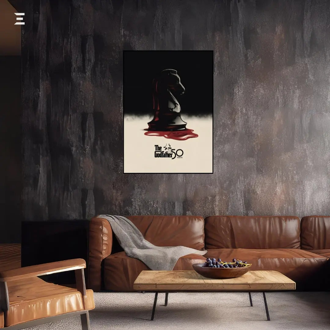 Premium Resin Coated Wall Art – The Godfather 50 Years Anniversary Collectible | IBRELIA Pakistan IBRELIA