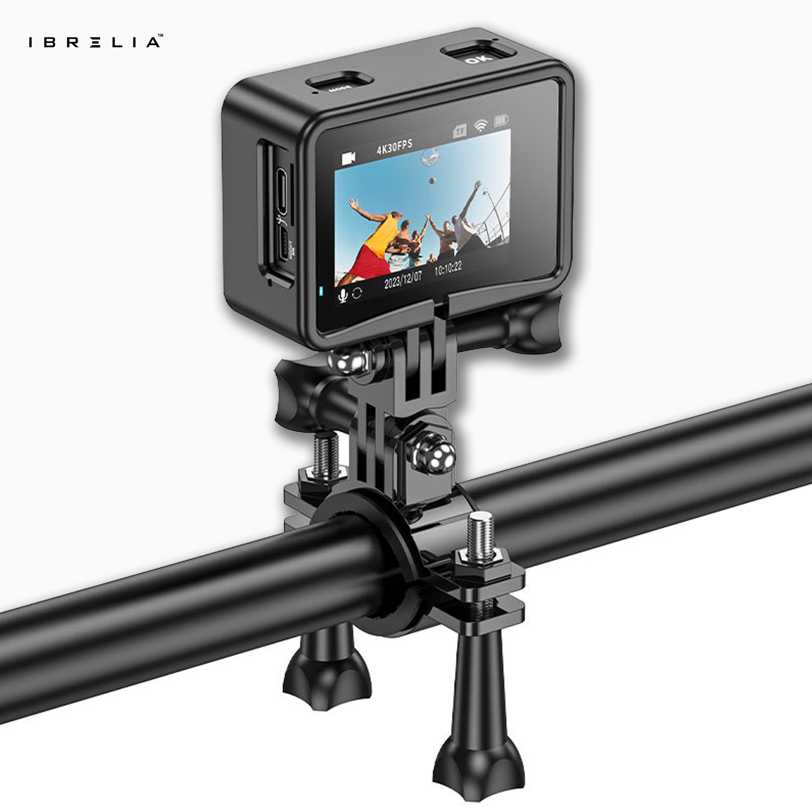 HOCO DV101 Dual-Screen 4K Sports Action Camera | IBRELIA™