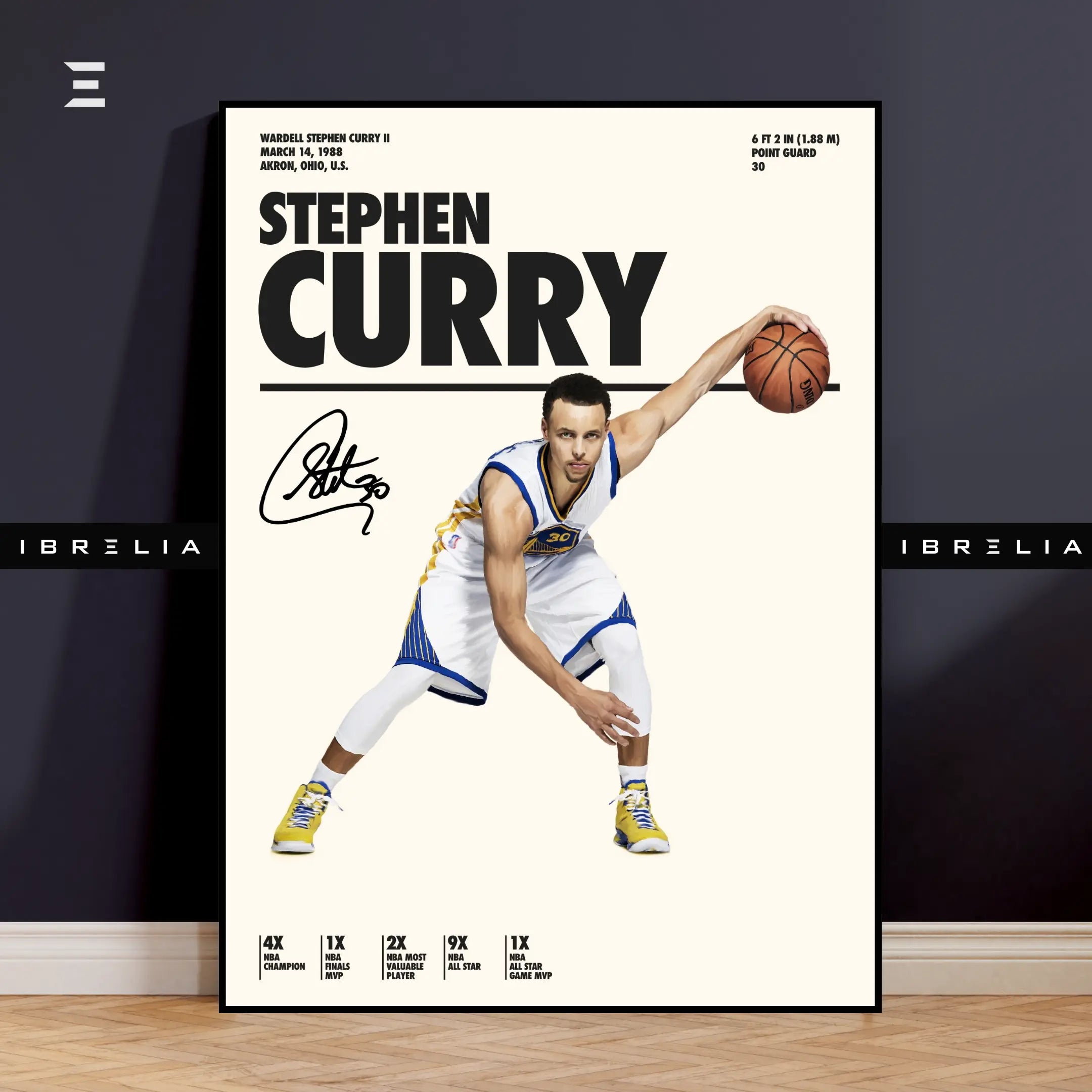 Stephen Curry Resin Wall Art – “The Splash King” Edition | IBRELIA IBRELIA
