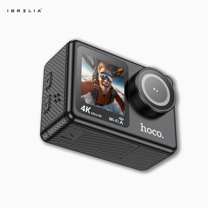 HOCO DV101 Dual-Screen 4K Sports Action Camera | IBRELIA™