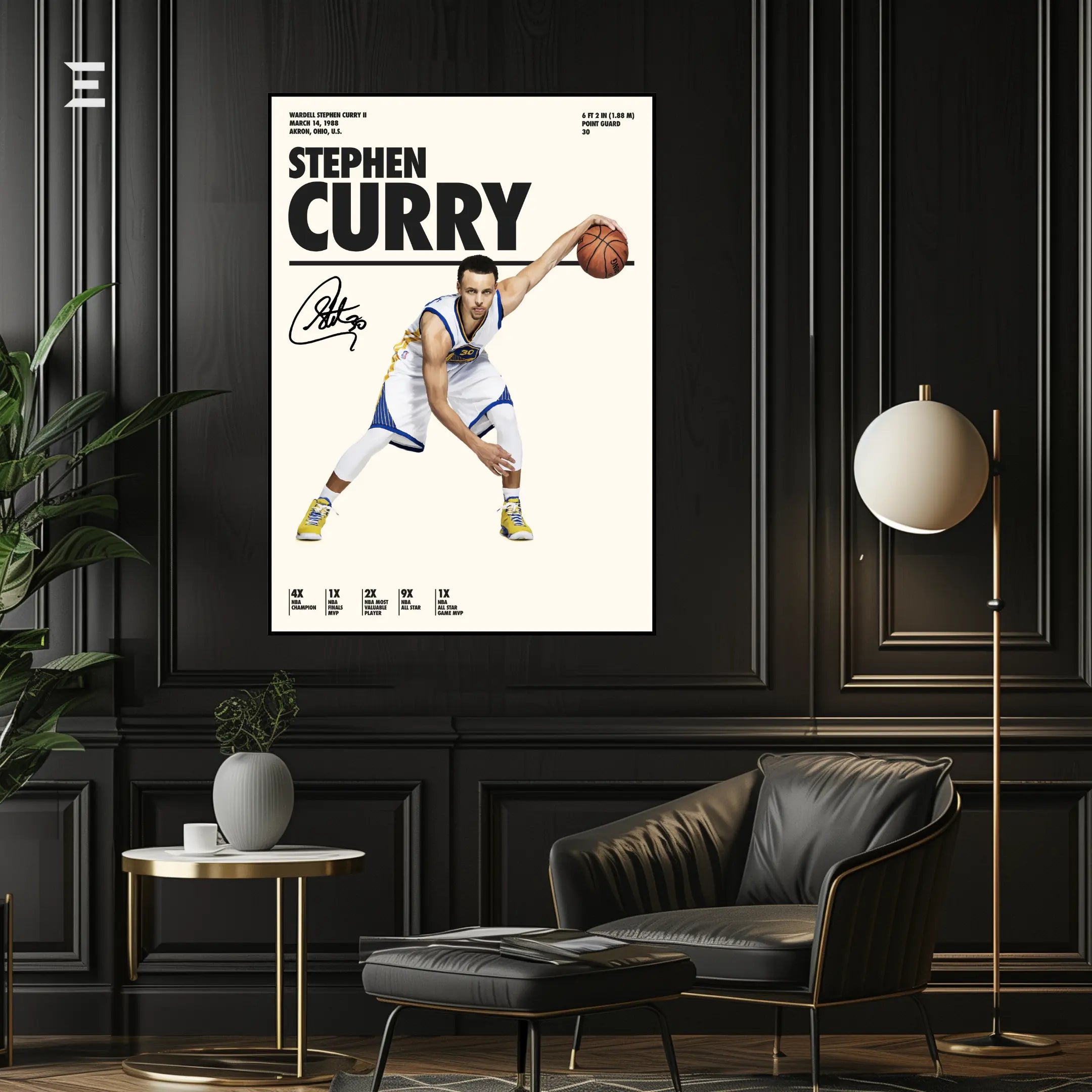 Stephen Curry Resin Wall Art – “The Splash King” Edition | IBRELIA IBRELIA