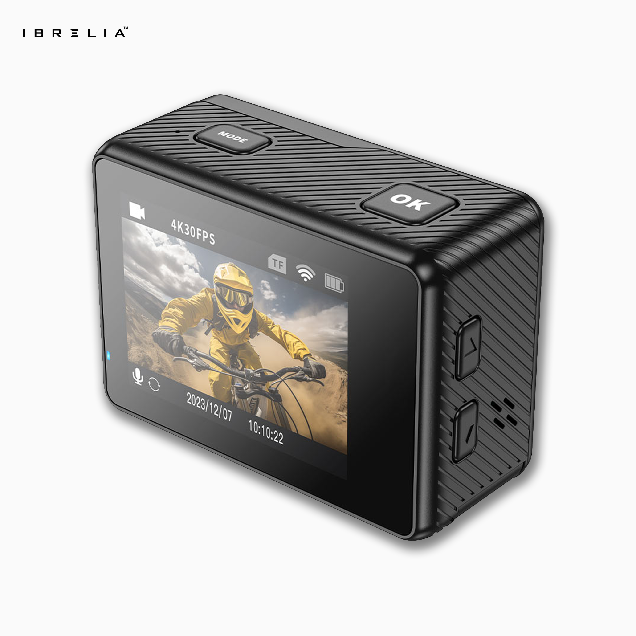 HOCO DV101 Dual-Screen 4K Sports Action Camera | IBRELIA™