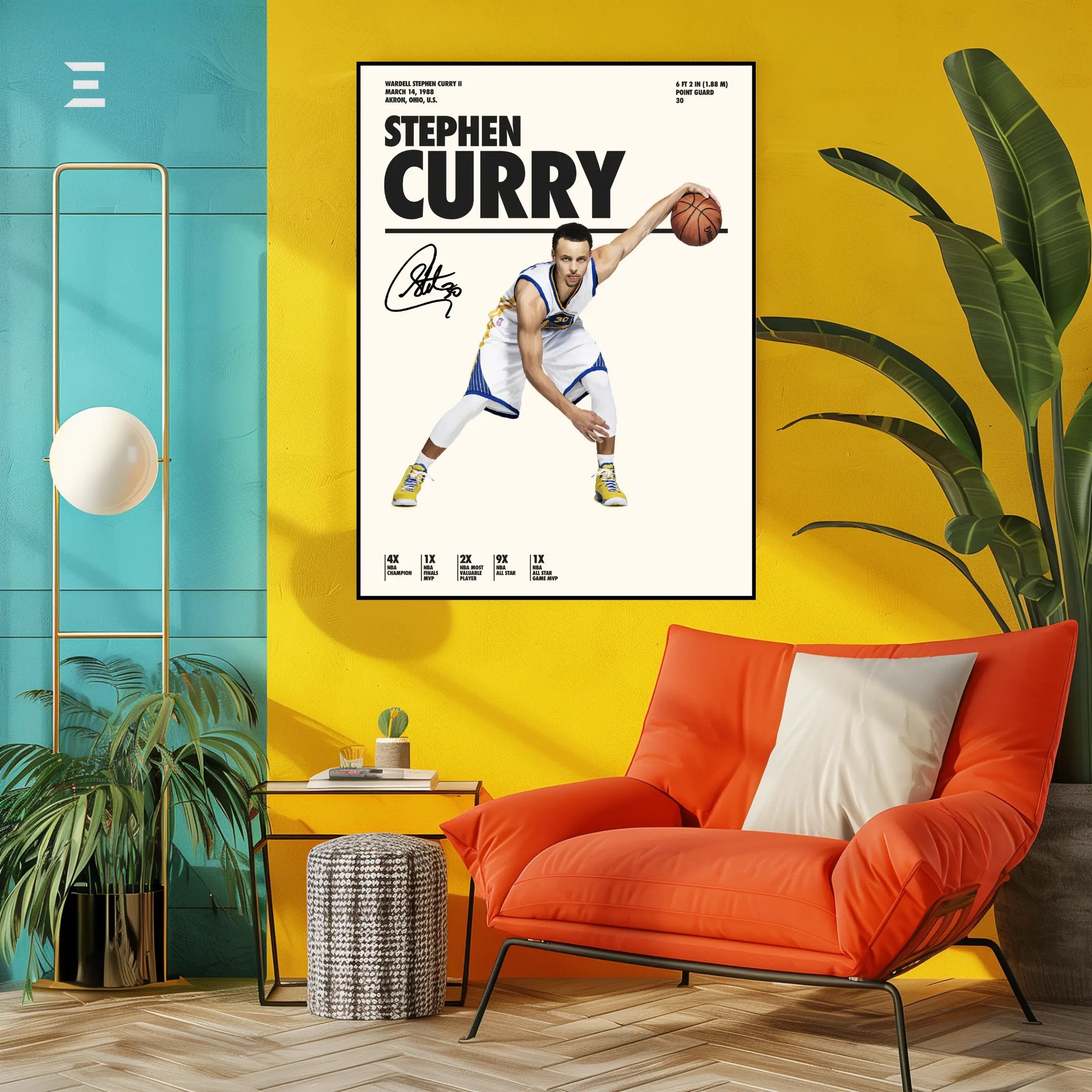 Stephen Curry Resin Wall Art – “The Splash King” Edition | IBRELIA IBRELIA