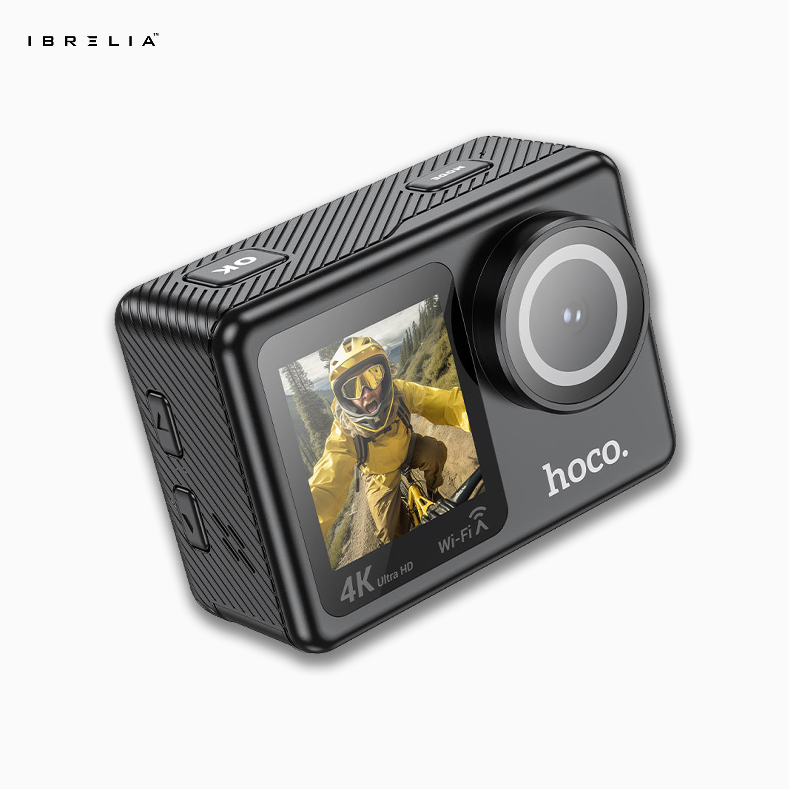HOCO DV101 Dual-Screen 4K Sports Action Camera | IBRELIA™