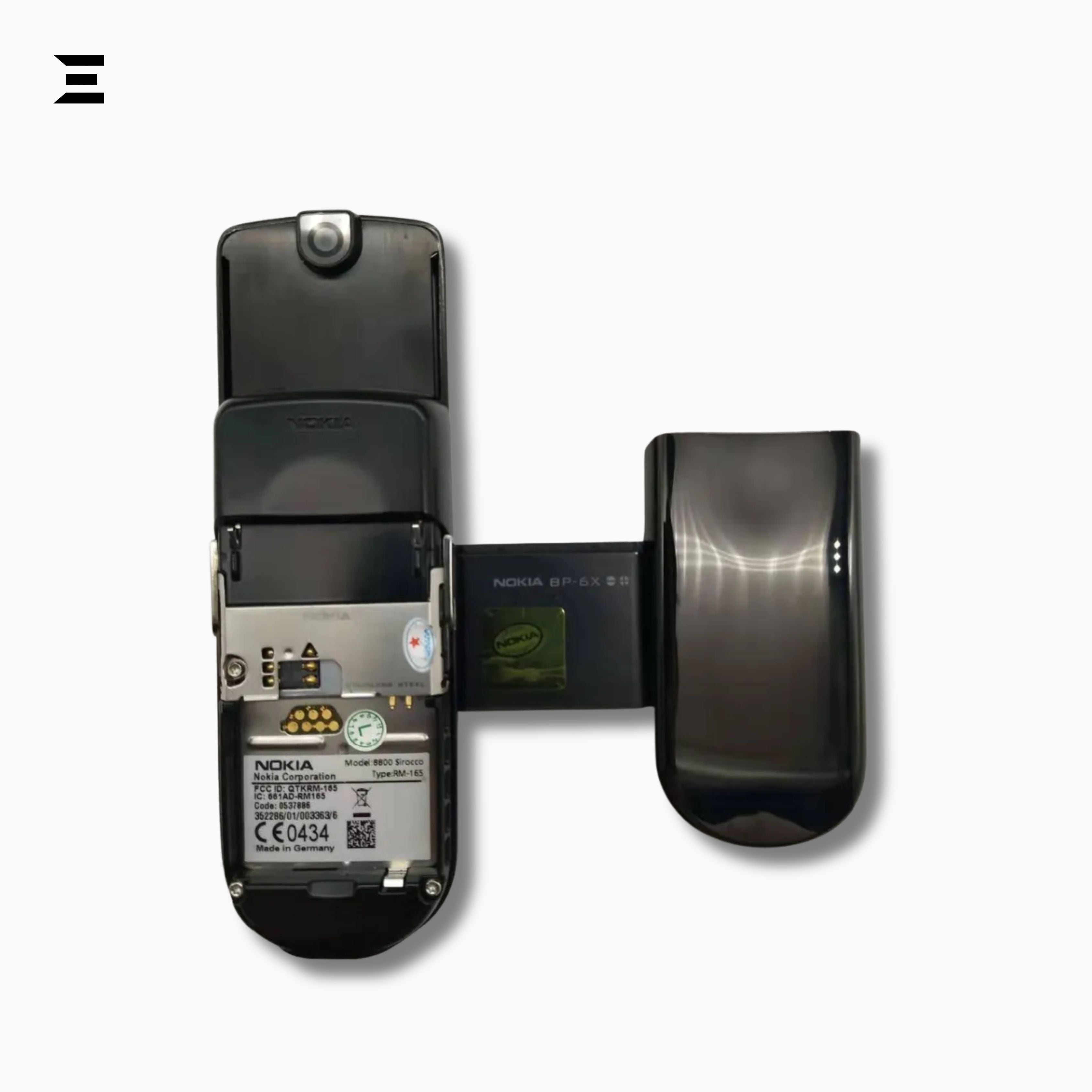 Nokia 8800 Sirocco Edition Black – Pre-Owned Complete Box | Rare Collector Phone