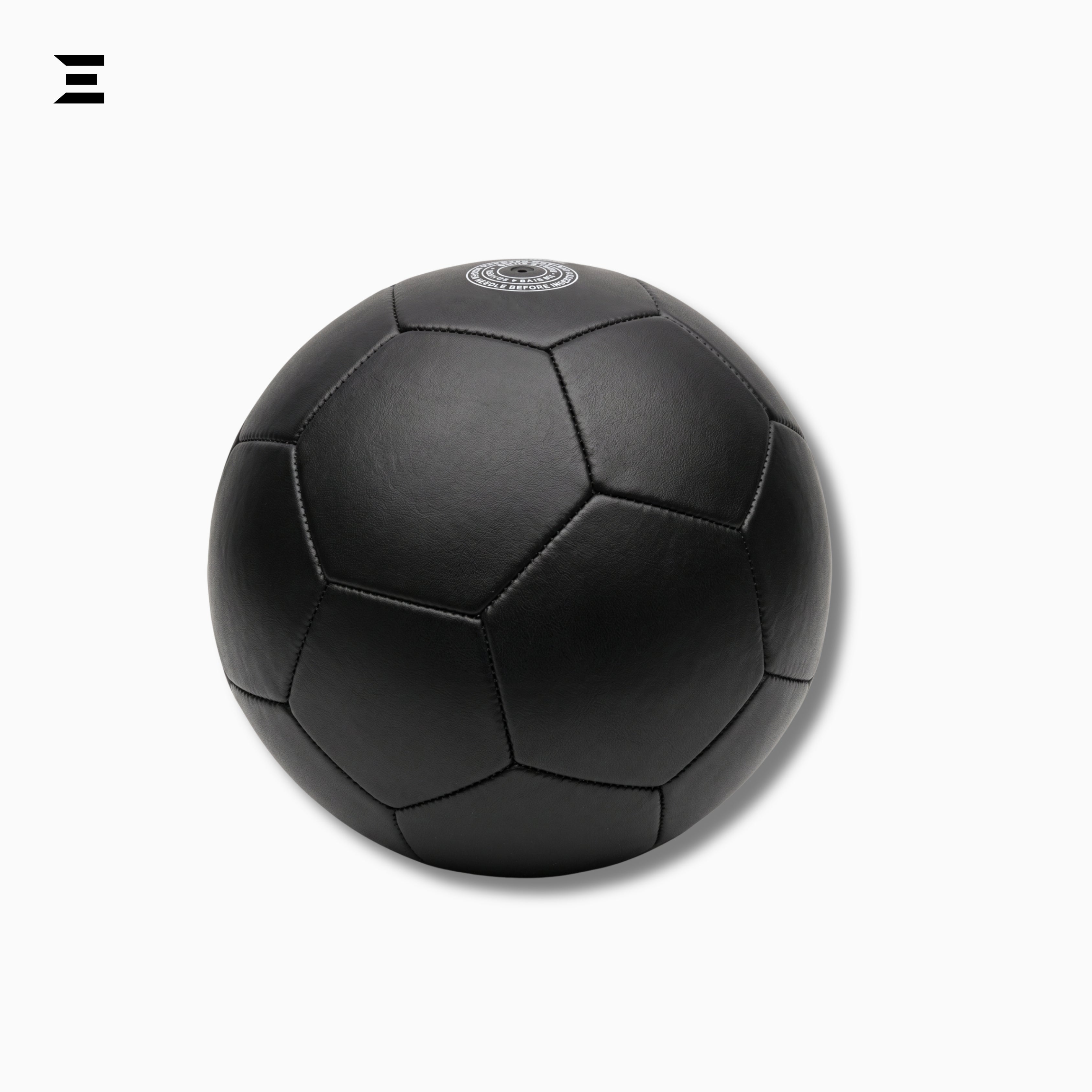 IBRELIA™ Premium Black Football – PU Leather Training & Match Ball IBRELIA
