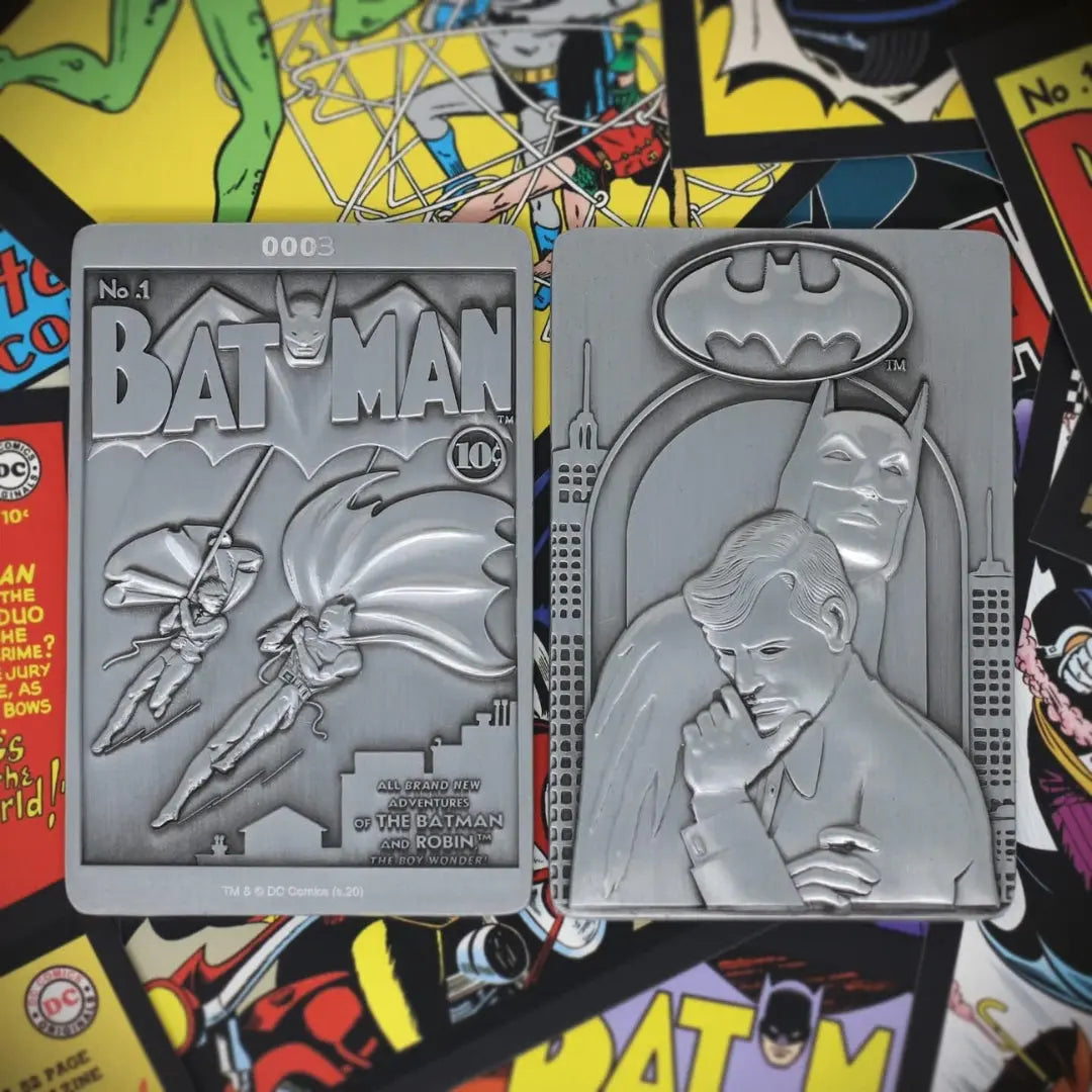 Batman Collector’s Limited Edition Metal Ingot Plaque – Fanattik DC Comics Collectible IBRELIA