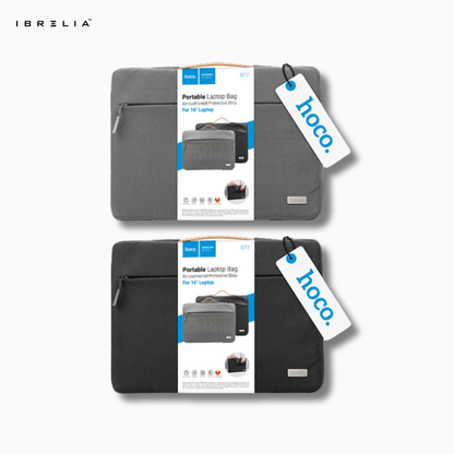 HOCO GT7 Portable Laptop Bag – 16-Inch (Mysterious Black / Space Gray) | IBRELIA™