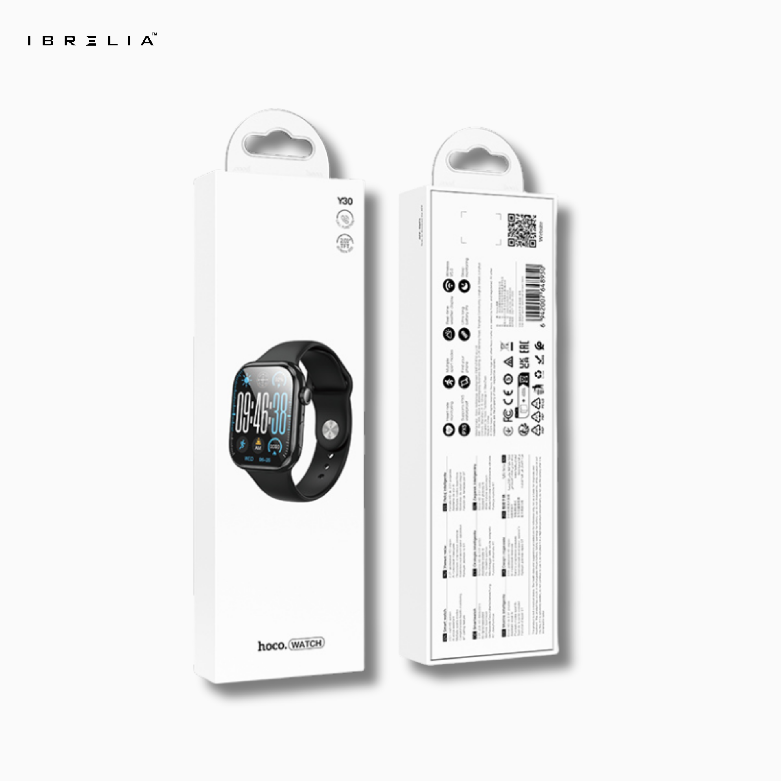 HOCO Y30 Smart Sports Watch (Call Version) – 2.0" HD Display, Bluetooth Calling, Fitness Tracking | IBRELIA™