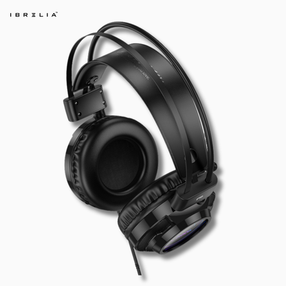 HOCO W110 Gaming Headphones – RGB Lighting, USB + 3.5mm | IBRELIA™