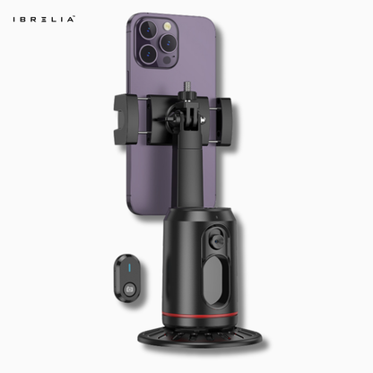 HOCO K23 Auto Face Tracking Holder – 360° Smart Rotation + Bluetooth Remote | IBRELIA™