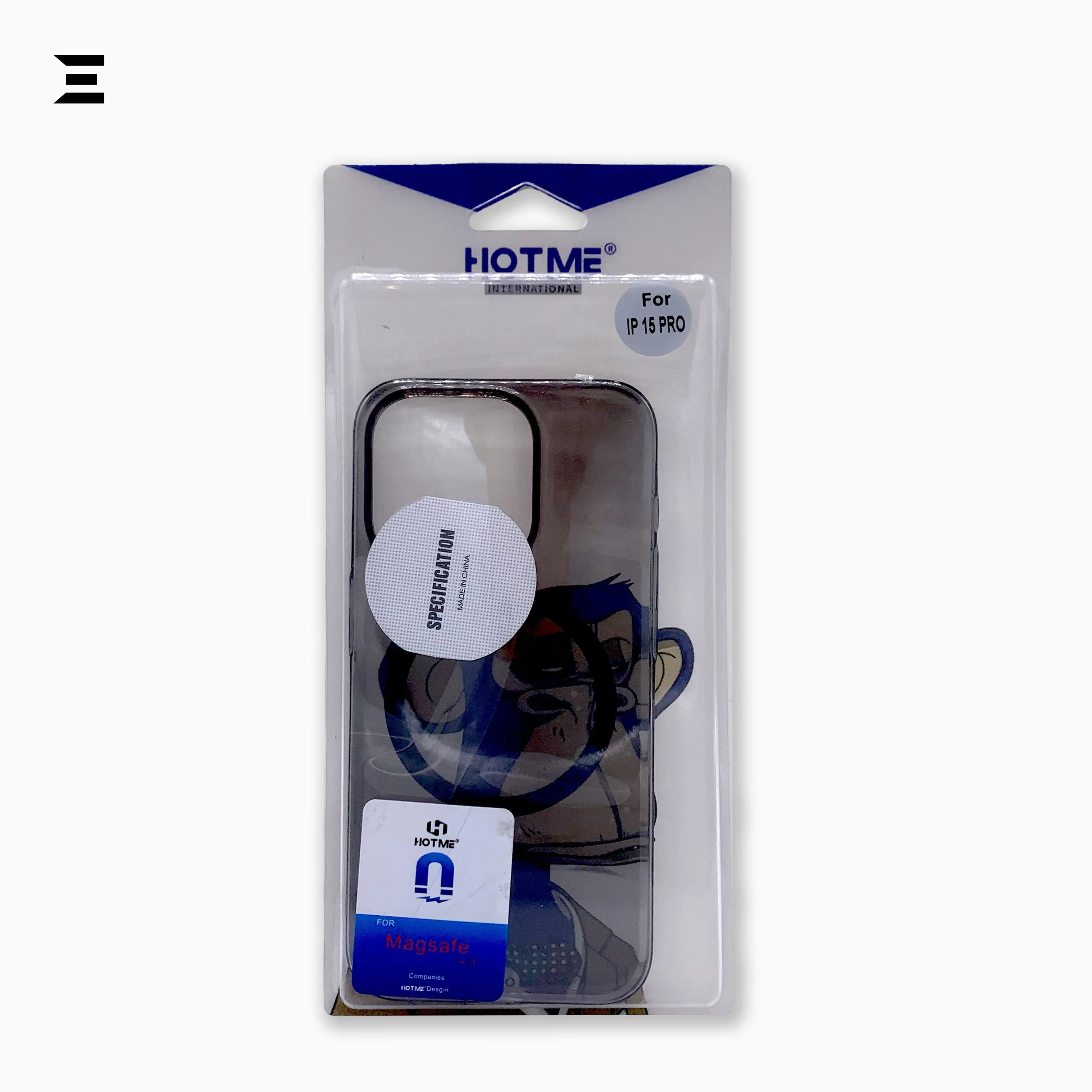 HOTME Printed Transparent MagSafe Case – Monkey Design Shockproof Cover for iPhone | IBRELIA™ IBRELIA