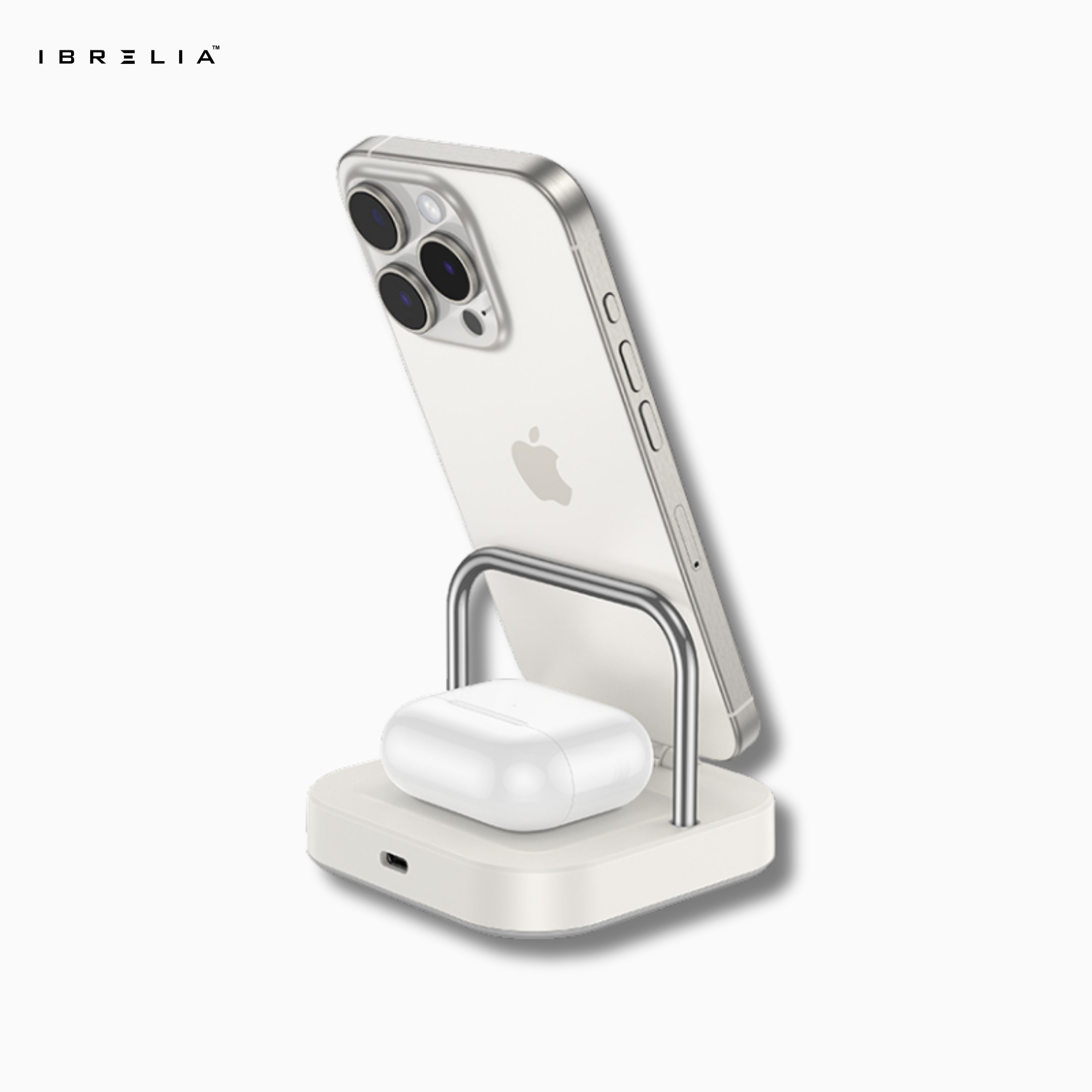 HOCO Desktop Wireless Charging Station CQ16A – 3-in-1  (Phone + Watch + Earbuds) | IBRELIA