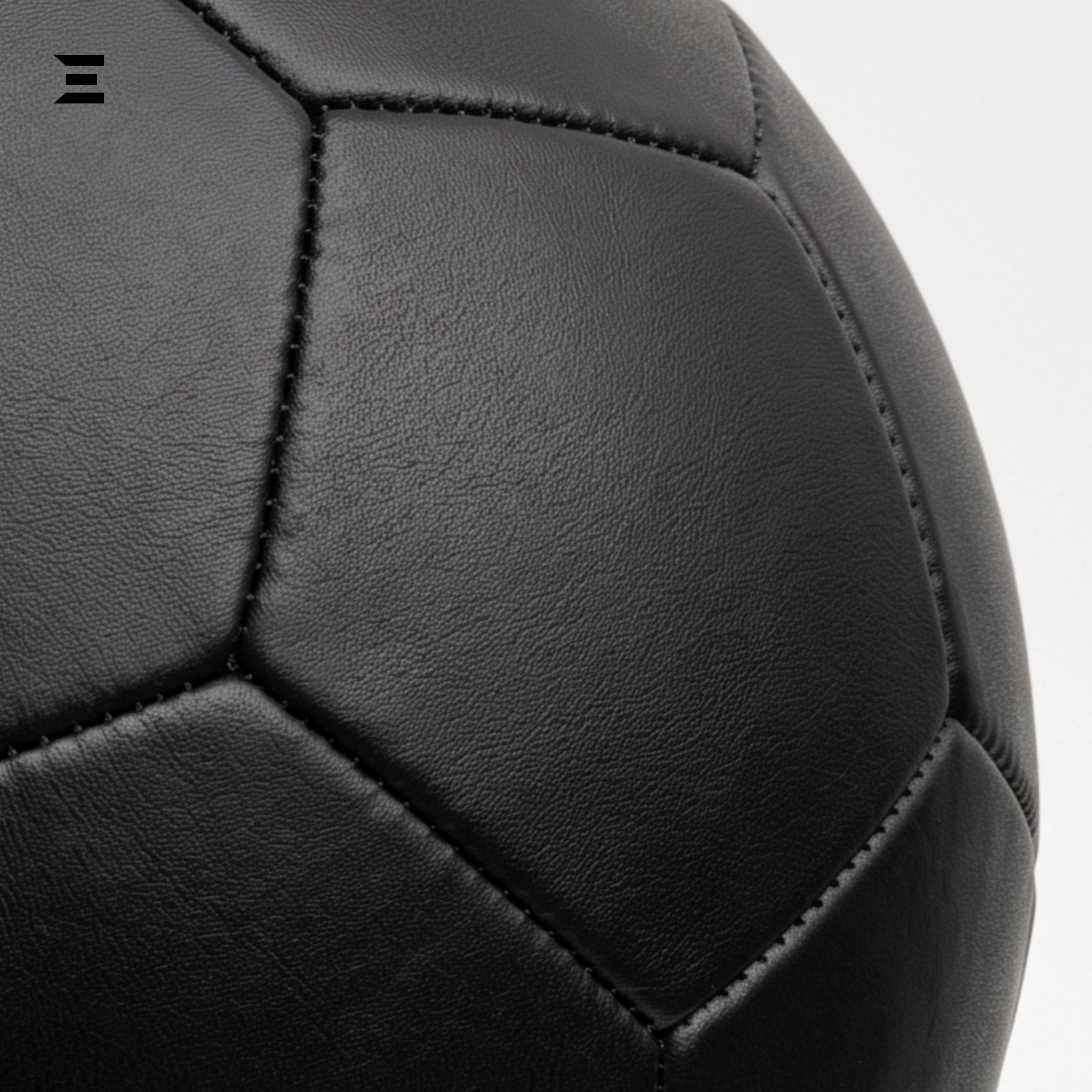 IBRELIA™ Premium Black Football – PU Leather Training & Match Ball IBRELIA