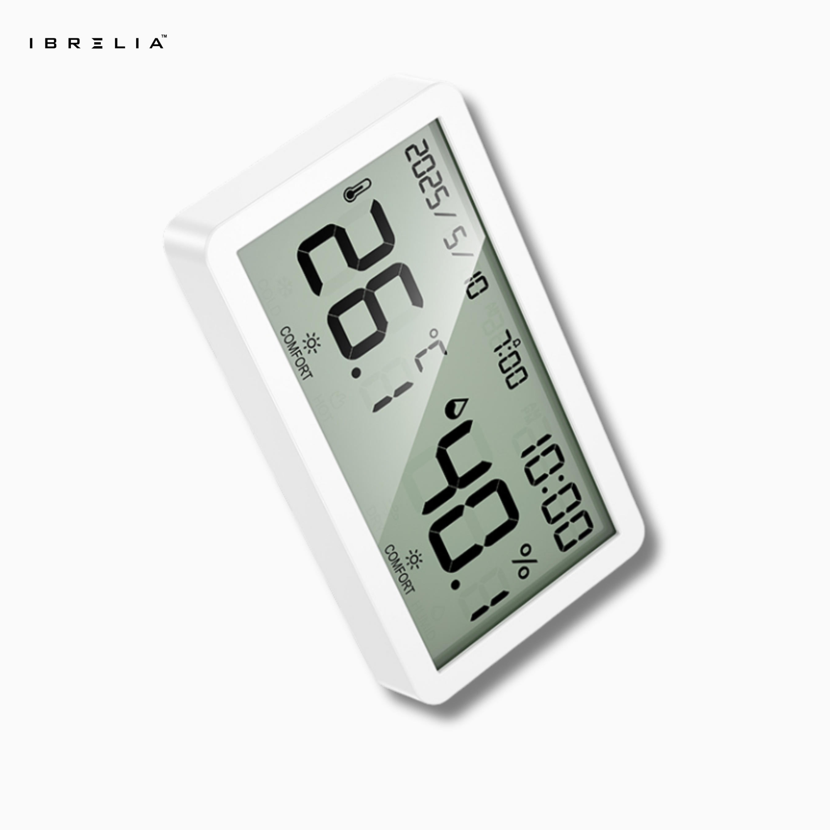 HOCO HX42 – 5-in-1 High Precision Thermo-Hygrometer Alarm Clock | IBRELIA™