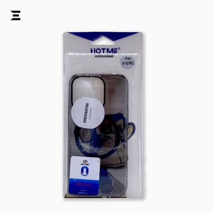 HOTME Printed Transparent MagSafe Case – Monkey Design Shockproof Cover for iPhone | IBRELIA™ IBRELIA