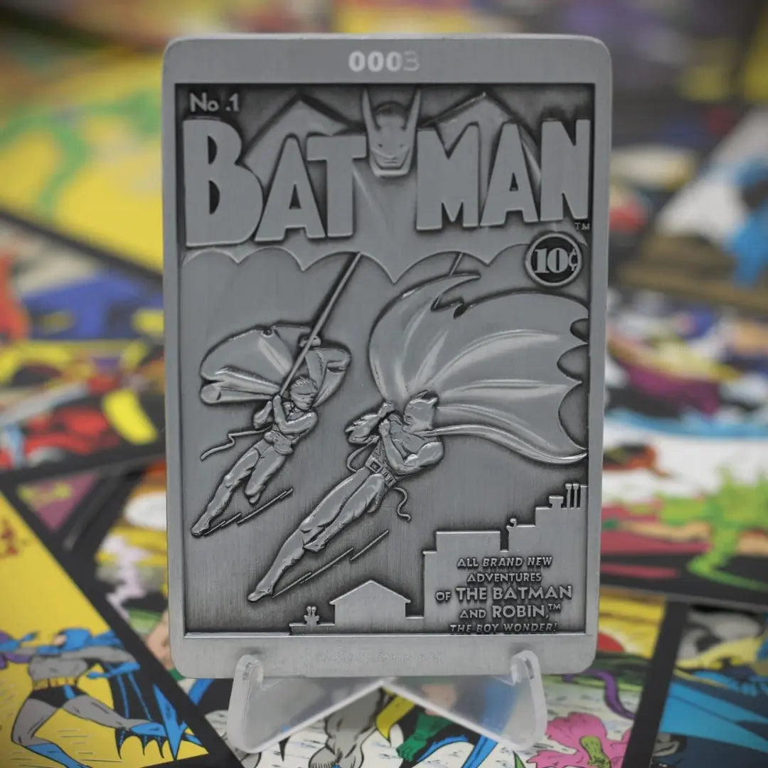 Batman Collector’s Limited Edition Metal Ingot Plaque – Fanattik DC Comics Collectible IBRELIA