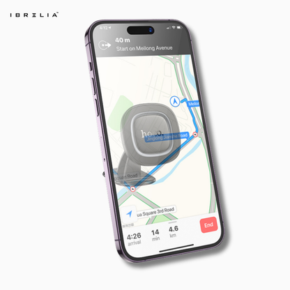HOCO H73 Crown Magnetic Car Holder – Strong Dashboard Mount for 4.5–7 Inch Phones | IBRELIA™