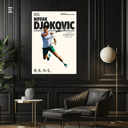 Novak Djokovic Resin Wall Art – “The Champion” Edition | IBRELIA IBRELIA