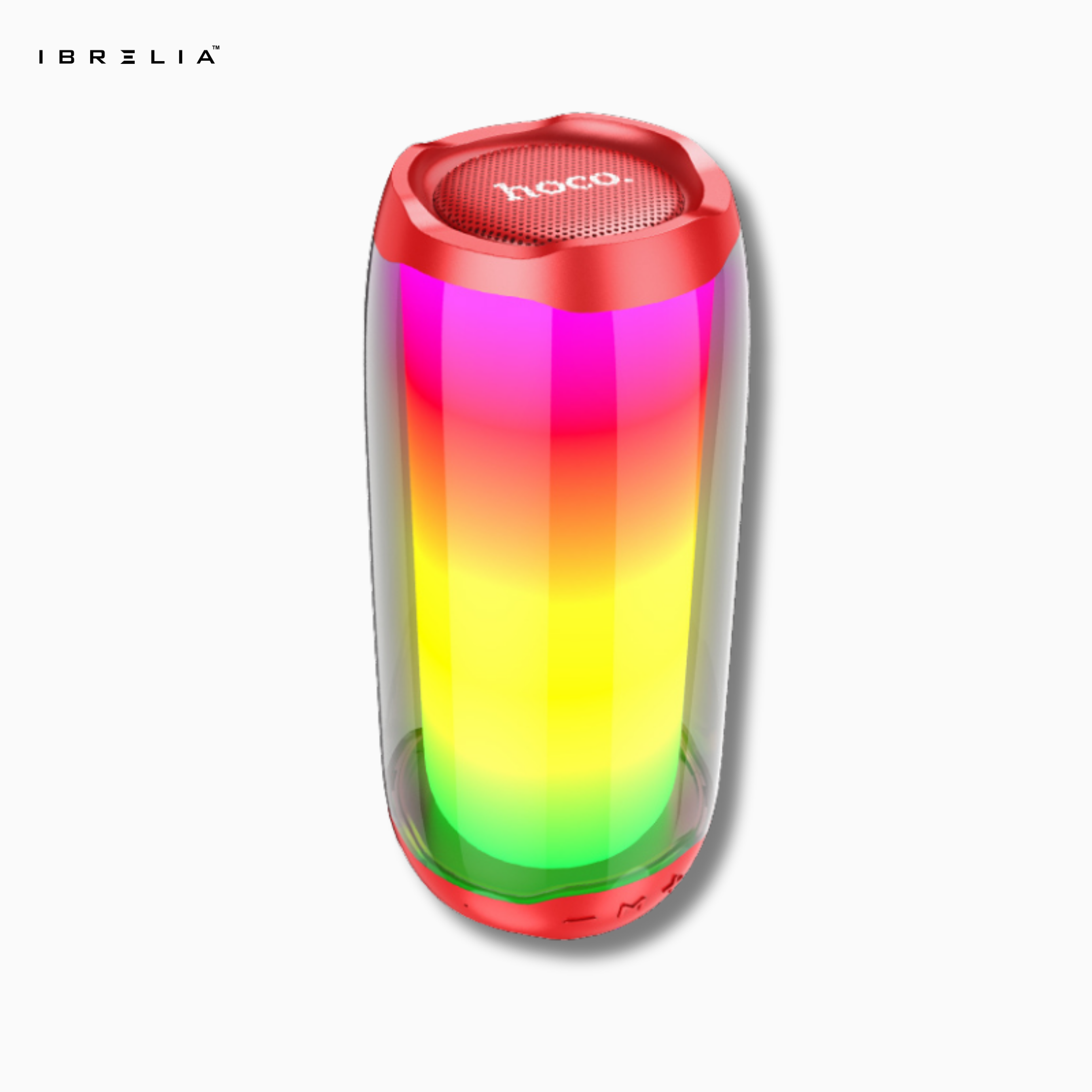 HOCO HC8 Pulsating Colorful Luminous Wireless Speaker – 10W 360° Surround Sound with RGB Lighting & TWS | IBRELIA™
