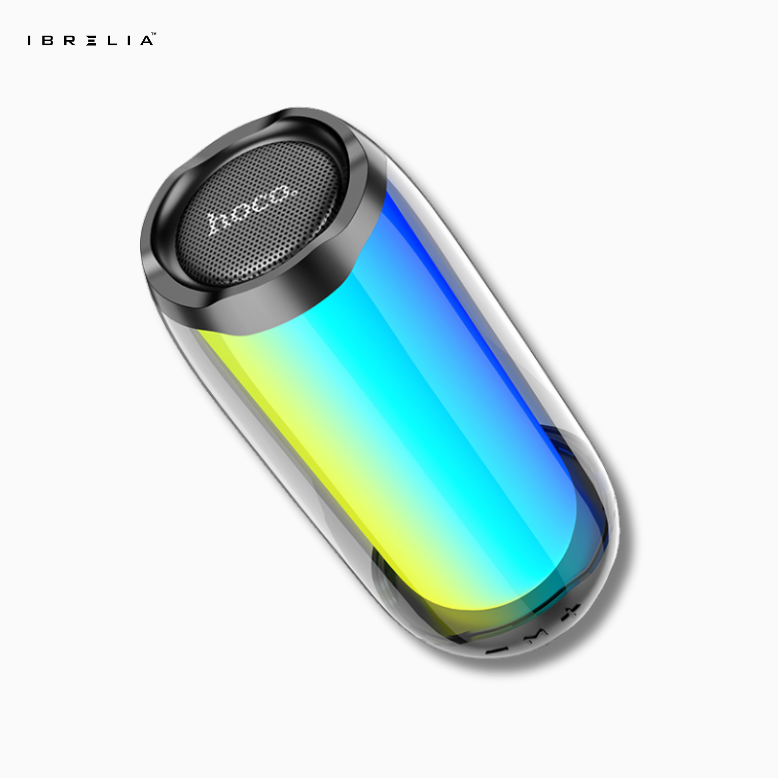 HOCO HC8 Pulsating Colorful Luminous Wireless Speaker – 10W 360° Surround Sound with RGB Lighting & TWS | IBRELIA™